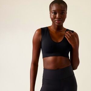 NWT Athleta Aurora plunge bra A-C cup size XS